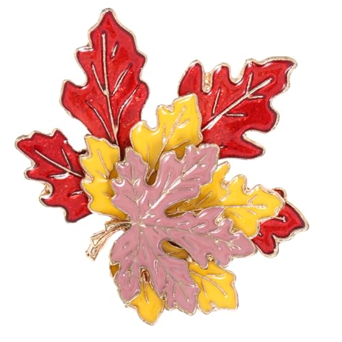 Ahornblatt Brosche Metall Dekorative Anstecknadel für Kleidung Schal Hut Anzug Vielseitiges Schmuckzubehör für Damen für Thanksgiving Festliche Anlässe Ahornblatt Brosche Metall Dekorative Anstecknadel für Kleidung Schal Hut Anzug Vielseitiges Schmuckzubehör für Damen für Thanksgiving Festliche Anlässe von Mobestech