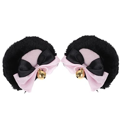 Mobestech 1 Paar Bär Ohr Haarspange Bärenstirnband Haarspangen Mit Katzenohren Haarspangen Für Mädchen Anime-haar-accessoires Clip Auf Ohren Kawaii-haar Zubehör Fräulein Eisen Dropshipping von Mobestech