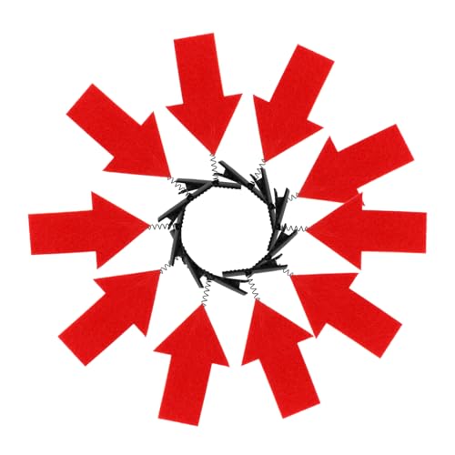 Mobestech 10 Stück Teiliges Pfeilförmige Haarklammern für Mädchen Lustige Haarspangen für Partys und Alltag zum Haar für Kreative Styles und Foto Requisiten von Mobestech