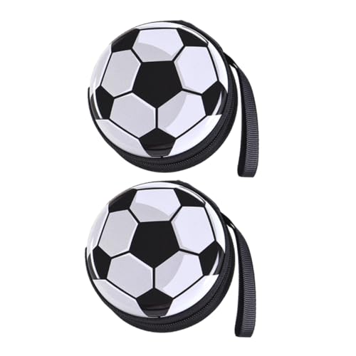 Mobestech 2stücke Fußball-geldbörse Aus Weißblech Münzbeutel Geldbeutel Sport-weißblechtaschen Kleine Aufbewahrungstasche Für Münzen Snacks Und Kleine Gegenstände Tragbar Und von Mobestech