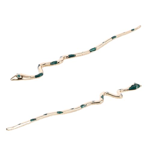 Mobestech 2stücke Schlangen-haarnadeln Haarstäbchen Aus Legierung Für Dickes Haar Nadeln Für Duttfrisuren Und Moderne Haarstäbchen Für Damen von Mobestech