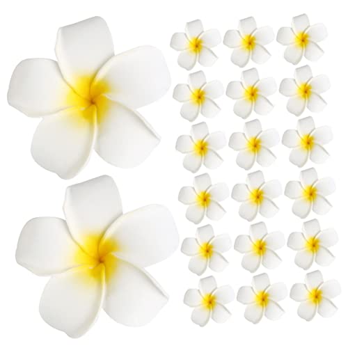 Mobestech 20stücke Plumeria Blume Haarspangen Blume Kopfschmuck Clips Zubehör Für Damen Und Mädchen von Mobestech