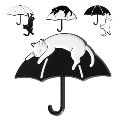 Mobestech 4 Stück Kätzchen Brosche Tierbrosche für Frauen Hemd Brosche Pulloverbrosche Kleine Tierbrosche Retro Animal Brosche Mode mit Tierabzeichen Frauen Broschen Brosche süß Legierung von Mobestech
