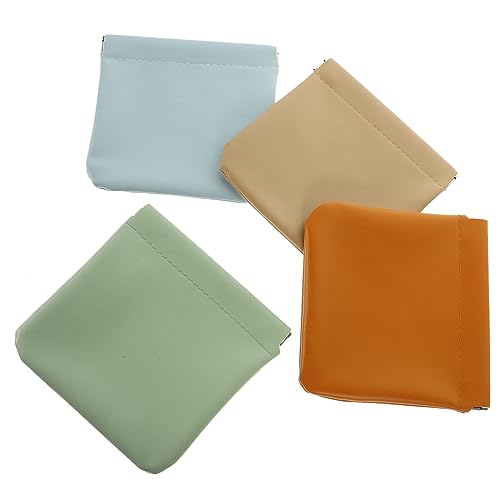 Mobestech 4 Stück Kosmetiktaschen für Frauen Make Up Pouches mit Magnetverschluss und Lippenstift Schlüssel und Kleingeld Mobestech 4 Stück Kosmetiktaschen für Frauen Make Up Pouches mit Magnetverschluss und Lippenstift Schlüssel und Kleingeld von Mobestech