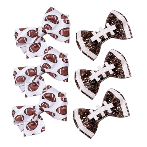 Mobestech 6 Stück Fußballhaarclip Fußballbögen Für Babymädchen Fußball-haarschleifen Für Mädchen Kugelhaarspangen Kugel-haarnadel-clip Fußball-clips Für Haare Eisen Mobestech 6 Stück Fußballhaarclip Fußballbögen Für Babymädchen Fußball-haarschleifen Für Mädchen Kugelhaarspangen Kugel-haarnadel-clip Fußball-clips Für Haare Eisen von Mobestech
