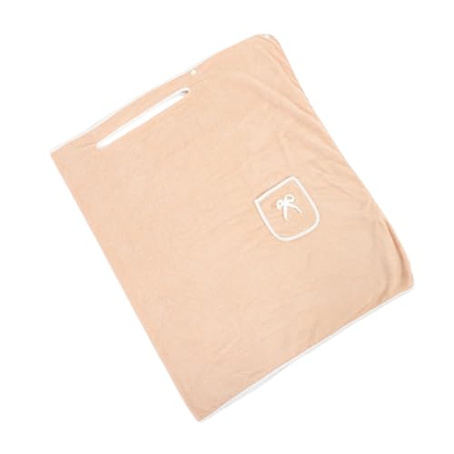 Mobestech Tragbare Weiche Und Saugfähige Badewickel Mit Trägern Für Spa Sauna Strand Und Dusche Fleece-bademantel Für Camel-farbe Schnelltrocknend Und von Mobestech