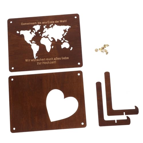 Mobestech Holz Geldbeutel Zum Ausstellen Geldhalter Für Schulabschluss Tragbar Kleiner Platzsparendes Design Für Schreibtische von Mobestech