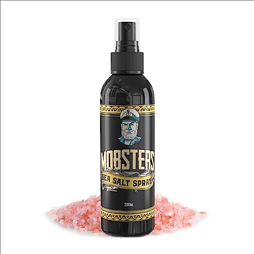 Mobsters Emporium Sea Salt Spray, Texturierendes Meersalzspray für Männer Verleiht Volumen und ein natürliches Finish, Flexibler Halt Meersalzspray für Haare, Haarspray zum Stylen, 200ml von Mobsters Emporium