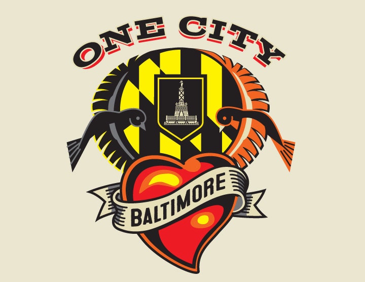 Eine Stadt Baltimore Original T-Shirt von MobtownArts