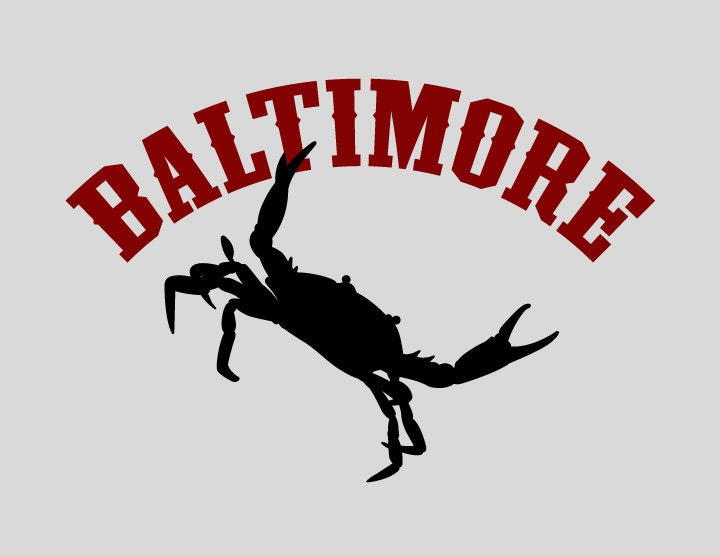 Hang Dort, Baltimore Tshirt - Männer von MobtownArts