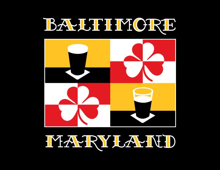 Irish Marylander Original T-Shirt - Herren von MobtownArts