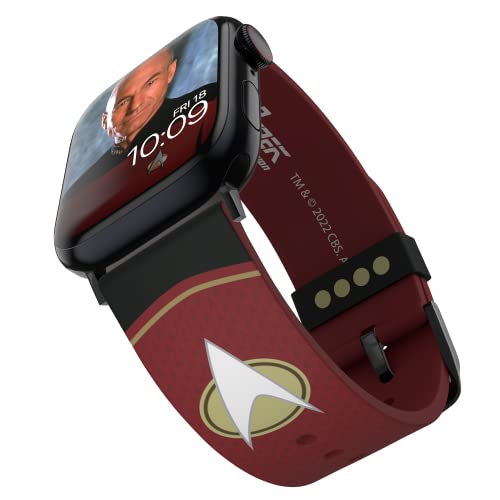 Star Trek: The Next Generation - Command Smartwatch Armband - Offiziell lizenziert, kompatibel mit jeder Größe und Serie der Apple Watch (Uhr nicht enthalten) von MobyFox