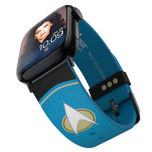 Star Trek: The Next Generation - Science Smartwatch Armband - Offiziell lizenziert, kompatibel mit jeder Größe und Serie der Apple Watch (Uhr nicht enthalten) von MobyFox