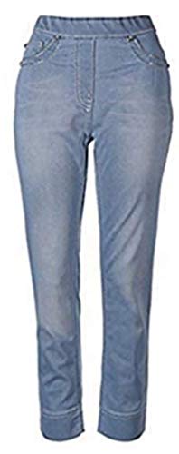 Mocca by J.L. Hose Zauberhose® Jeans Damen Hellblau Gr. 38 von Mocca by J.L.