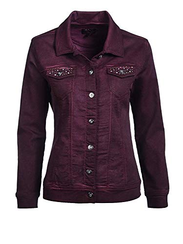 Mocca by J.L. Jeansjacke Damen Beere - Gr. L Mocca by J.L. Jeansjacke Damen Beere - Gr. L von Mocca by J.L.
