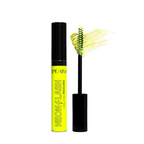 MockTota Neon Glow Mascara - UV-aktive wasserfeste Wimperntusche, hypoallergen & vegan, 6 Neonfarben für Party-Make-up, Karneval, Festivals von MockTota