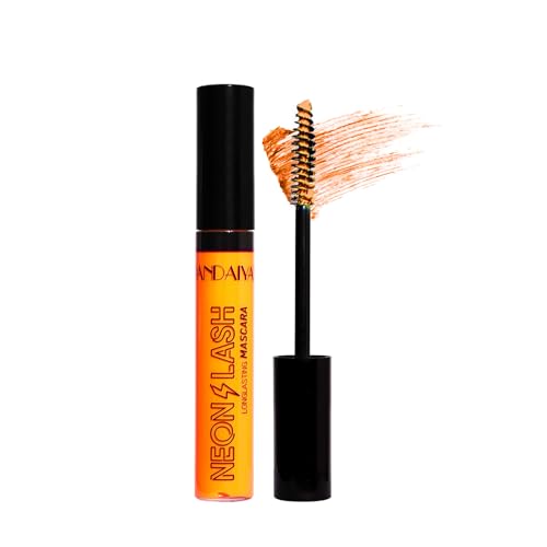 MockTota Neon Glow Mascara - UV-aktive wasserfeste Wimperntusche, hypoallergen & vegan, 6 Neonfarben für Party-Make-up, Karneval, Festivals von MockTota