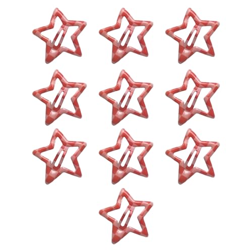 10pcs Einzigartige Star Haarnadel Mit Gitterdruck Luxuriöser Bequemer Haarnadel Für Den Täglichen Gebrauch von Mocoocouture
