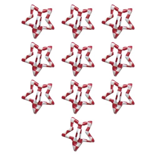 10pcs Einzigartige Star Haarnadel Mit Gitterdruck Luxuriöser Bequemer Haarnadel Für Den Täglichen Gebrauch von Mocoocouture