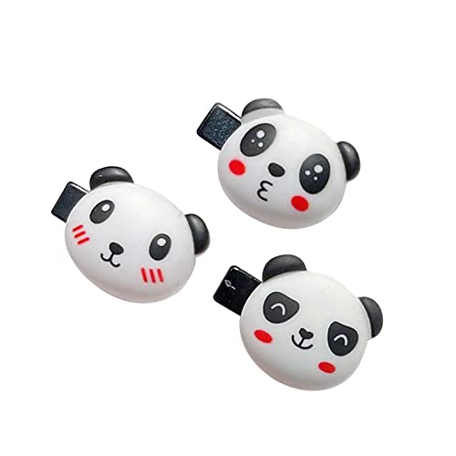 3 Stück Cartoon Panda Haargummis Für Haare Panda Förmige Elastische Haarseile Alltagskleidung Haar Accessoires Für Mädchen Haargummis Für Damenhaare Pferdeschwanz Kleine Elastische Haargummis von Mocoocouture