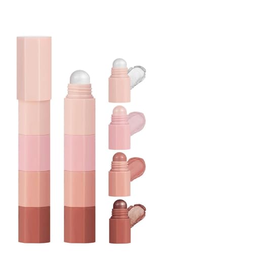 4 In 1 Lidschatten Bleistift Fine Lidschatten Stick Glattes Bleistift Gesichtsauge Highlighter Sticks Sticks Matte Set von Mocoocouture