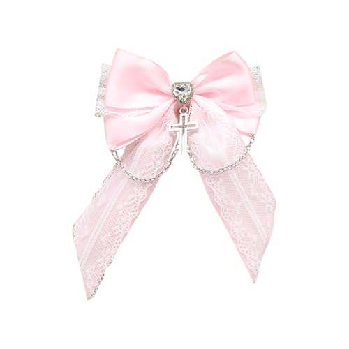 Band Bowknot Haar Clip Seite Clip Haarspangen Frauen Pferdeschwanz Weibliche Haar Bögen Maskeraden Party Kopfschmuck von Mocoocouture