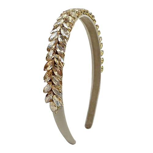 Blingbling Strasssteine ​​Stirnband Hoher Schädelhaarhoop Für Frauen Mit Kristallkern Perfekt Für Formelle Und Besondere Anlässe von Mocoocouture