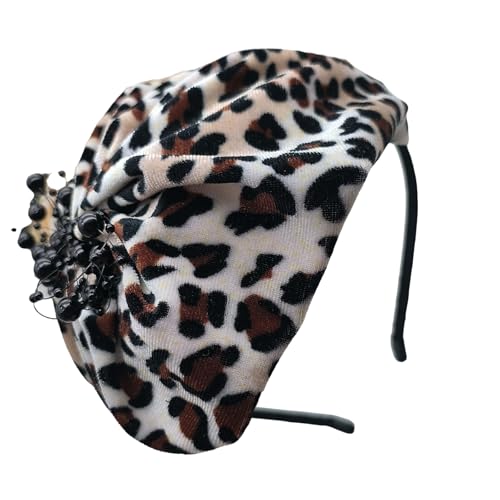 Bowknot Hairhoop Halbe Kappen Für Frauen Elegante Muster Stirnband Rutschfeste Süße Fascinator Haarband Für Formale Kleidung von Mocoocouture