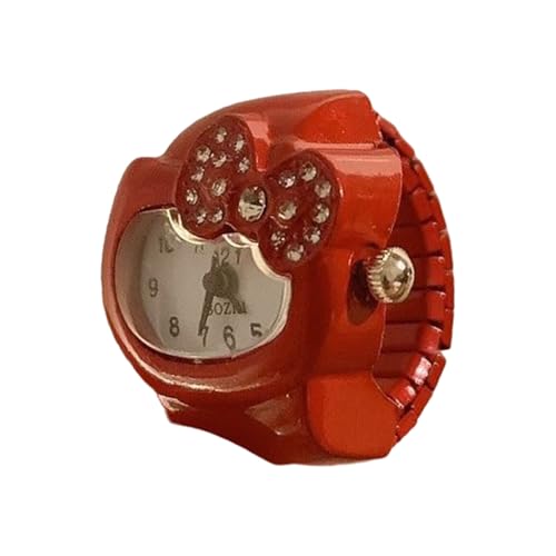 Einzigartige Bowknot Designs Ringe Uhr Mit Strasssteinen Liebe Herzwache Für Lady Casual Wear Partys Und Besonderer Anlass Modeaccessoire von Mocoocouture