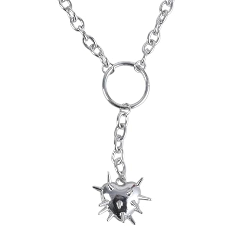 Elegante Robuste Legierung Liebe Herz Halskette Mit Dornen Designs Tragbares Modeaccessoire Für Partys Vorräte Und Daten Einzigartige Designs Halskette von Mocoocouture