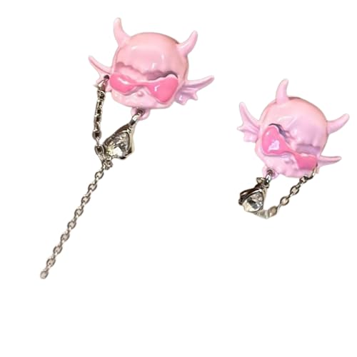 Eleganter Teufel Charme Dangle Ohrringe Vielseitige Robuste Leichtmetallschmuckzubehör Tragbar Für Arbeitsdaten Und Hochzeiten Persönlichkeit Ohrringe von Mocoocouture
