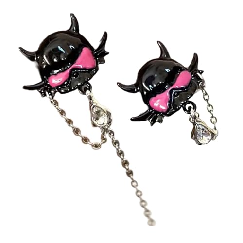 Eleganter Teufel Charme Dangle Ohrringe Vielseitige Robuste Leichtmetallschmuckzubehör Tragbar Für Arbeitsdaten Und Hochzeiten Persönlichkeit Ohrringe von Mocoocouture