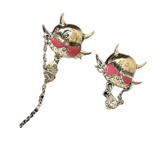 Eleganter Teufel Charme Dangle Ohrringe Vielseitige Robuste Leichtmetallschmuckzubehör Tragbar Für Arbeitsdaten Und Hochzeiten Persönlichkeit Ohrringe von Mocoocouture