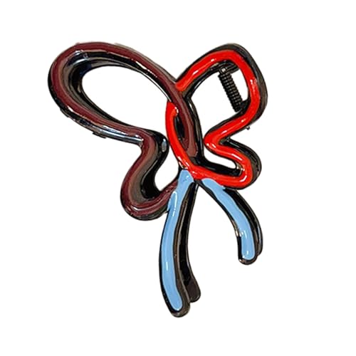 Farbkontrast Bowknot Haarclip Bequem Zum Tragen Von Frisuren Clip Für Verschiedene Haare Frauen Haardekoration von Mocoocouture