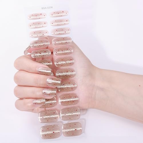 Gelnägel Applizes Glitzer Full Wraps Mode Augendesigns Langes Verschleiß Maniküre Accessoires Für Frauen Anfängerfreundlicher Nagel von Mocoocouture