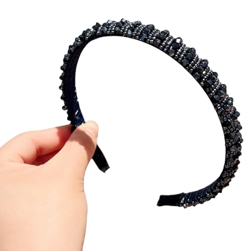 Glitzernde Kristallperlen Stirnband Für Frauen Ästhetisches Haarband Französisches Stil Baroquely Haarhoop Für Formelle Ereignisfrisur von Mocoocouture