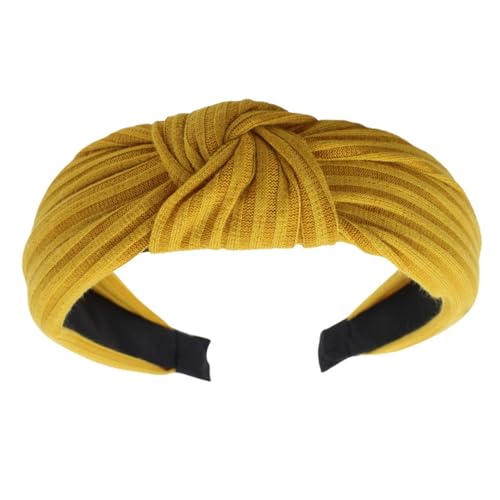 Knotted Stirnband Breiter Haarhoop Stoff Hohe Schädel Stirnband Für Lady Sport Pilates von Mocoocouture