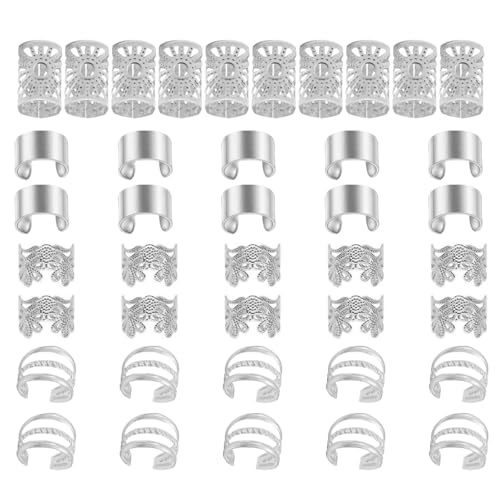 Kronen Dreadlock Haarringe Stilvoller Und Praktischer Haar von Mocoocouture