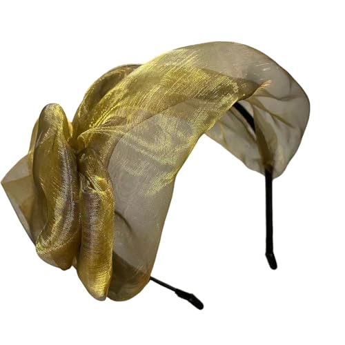 Mesh Haarband Für Weibliche Französisch Spitze Bowknot Hairhoop Elegante Abendkleid Stirnband Party Zubehör Mesh Hairhoop von Mocoocouture