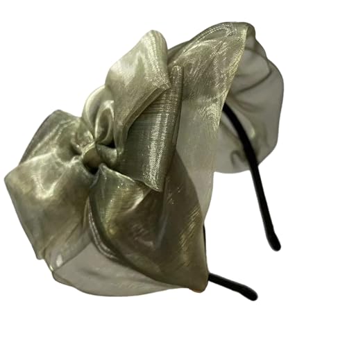 Mesh Haarband Für Weibliche Französisch Spitze Bowknot Hairhoop Elegante Abendkleid Stirnband Party Zubehör Mesh Hairhoop von Mocoocouture