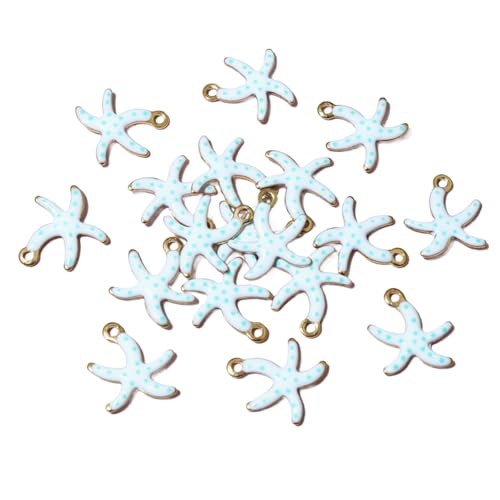 Mocoocouture 20 Pieces Seesterne Hängen Dekore Easy Installation Schmuckzubehör Juwelieranhänger Für Verschiedene Innenraumstile von Mocoocouture