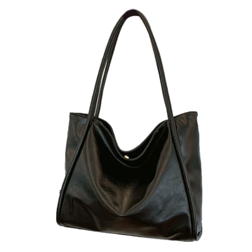 Mocoocouture Damen Große Kapazität Unterarmtasche PU Leder Umhängetaschen Handtasche Für Winter Pendelpendel Und Lässige Outings Damen Umhängetasche von Mocoocouture