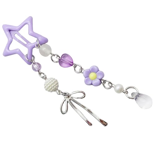 Mocoocouture Einzigartige Star Designs Haarclip In Dopaminfarben Leichtes Und Robustes Haar Accessoire Für Fashion Forward Women School Life Accessoire von Mocoocouture
