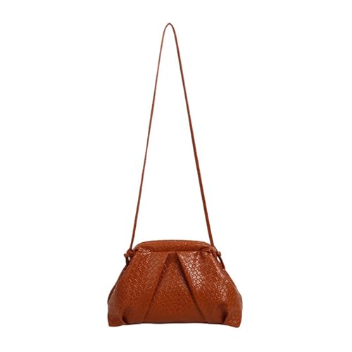 Mocoocouture Feste Farb Umhängetasche Verschleiß Resistente PU Crossbody Taschen Achselhalterbeutel Mehrere Fächer Bequeme Fahrtransport Fahrtfreundliche Leichte Umhängetasche von Mocoocouture