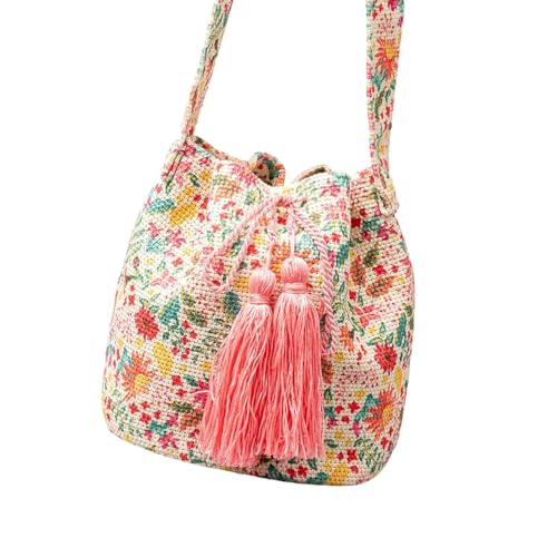 Mocoocouture Frauen Umhängetasche Kordelschneiderbeutel Ethnische Stile Handtasche Quuldeln Trendy Crossbod Mocoocouture Frauen Umhängetasche Kordelschneiderbeutel Ethnische Stile Handtasche Quuldeln Trendy Crossbod von Mocoocouture