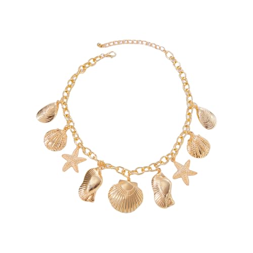 Mocoocouture Kühner Küsteninspirierter Nackenschmuck Verfügt Über Große Und Muschel. von Mocoocouture