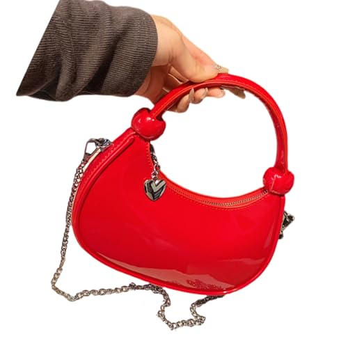 Mocoocouture Luxuriöse Glänzende PU Umhängetasche Multi Funktionaler Outdoor Crossbody Bag Satchel Geldbörse Für Abendveranstaltungsarbeiten Praktische PU Handtasche von Mocoocouture