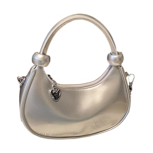 Mocoocouture Luxuriöse Glänzende PU Umhängetasche Multi Funktionaler Outdoor Crossbody Bag Satchel Geldbörse Für Abendveranstaltungsarbeiten Praktische PU Handtasche von Mocoocouture