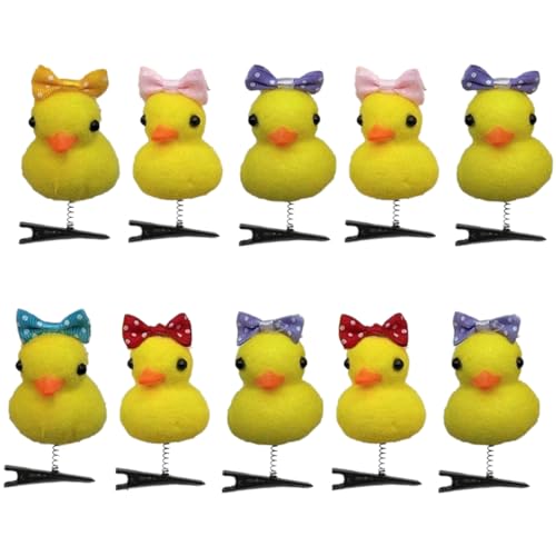 Mocoocouture Packung Mit 50 Stilvollen Haar Accessoires Für Kinder Lustige Cartoon Ente Haarnadel Einzigartige Haarspange Kinder Haarspangen Für Den Täglichen Gebrauch Kopfbedeckung von Mocoocouture