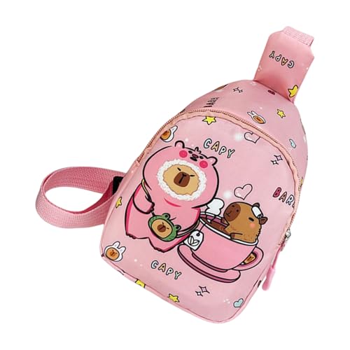 Mocoocouture Schöne Cartoonschleudertasche Für Kinder Brusttagentack Mit Reißverschluss Crossbody Rucksack Mode Fannys Pack Truhe von Mocoocouture